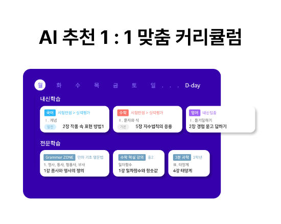 정말 시급한 과목/유형부터 시험대비!