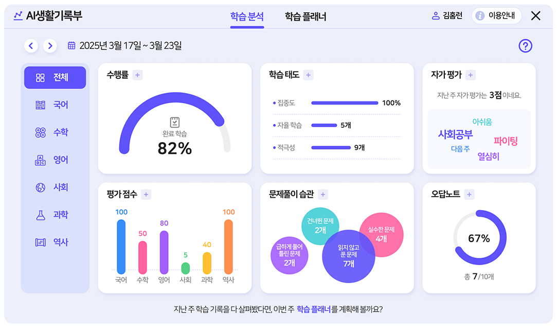 AI 생활기록부