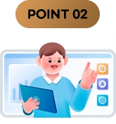 POINT 02 | 1:1 맞춤 초밀착 실시간 화상 과외